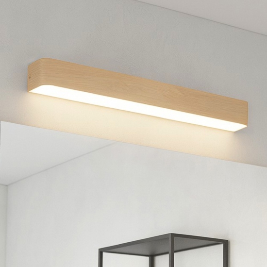 Eglo sania 6 applique da bagno design nordico per specchio led 3000k ip44