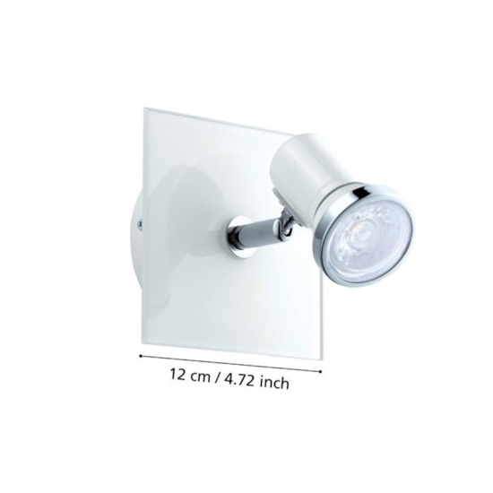 Eglo tamara faretto da bagno orientabile gu10 3000k ip44