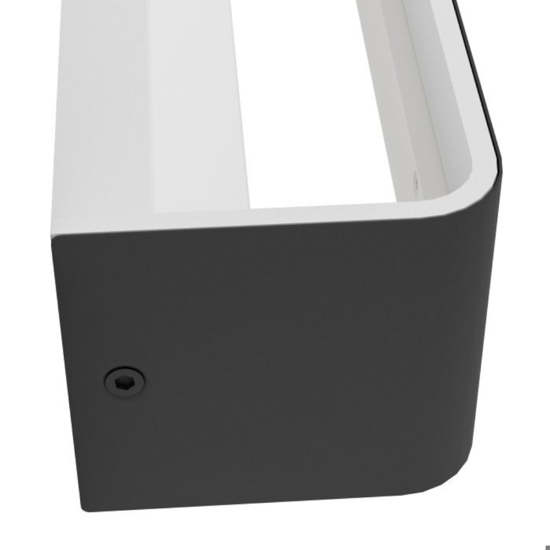 Eglo sania 5 applique da specchio per bagno minimal led 3000k ip44