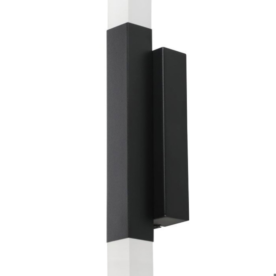 Eglo alcudia applique da bagno nero minimal led 3000k ip44