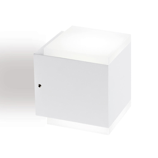 Applique bianca per esterno design moderno led 14w 4000k
