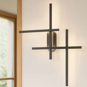 Maytoni halo applique da parete led 24w da 3000k a 4000k geometrico
