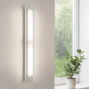 Tudor ap4 applique da parete vetro bianco trasparente ideal lux