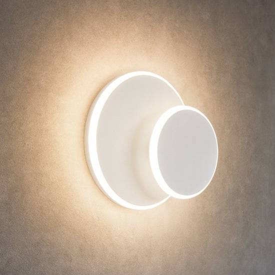 Ideal lux pouche ap round applique led 3000k moderna