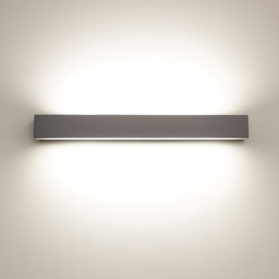 Applique led 41w 4000k linea light bi emissione cemento