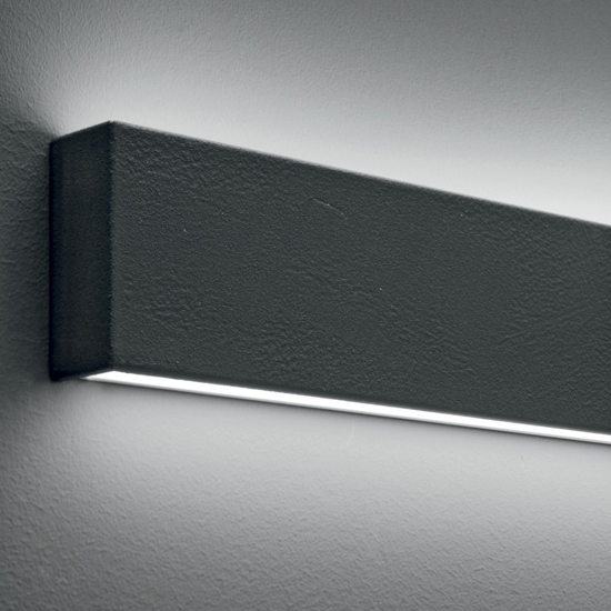 Applique led 41w 4000k linea light bi emissione cemento