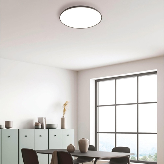 Plafoniera vivida pinco bronzo led 80w 3000k 4000k