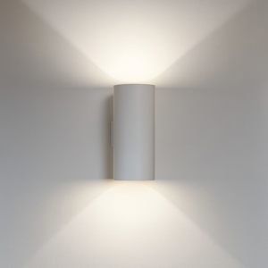 Look ap2 applique da parete bianco cilindrico ideal lux