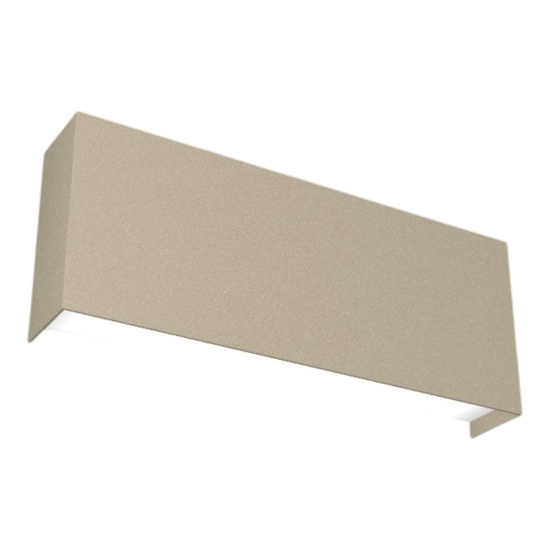 Carpet top light applique moderna 20w sabbia da parete