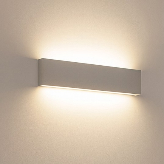 Applique led moderno 60w grigio top light carpet