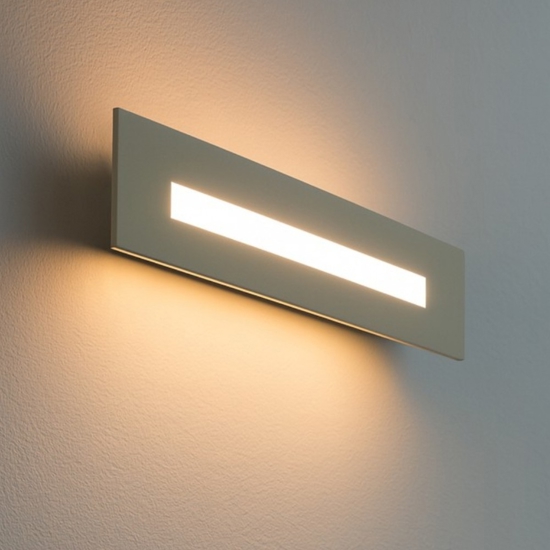 Wally toplight applique led 30w design moderno sabbia
