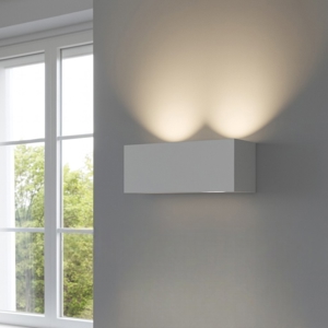 Applique led da parete bianco toplight eccentric