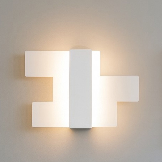 Flight toplight applique led 3000k 4000k grigio silver