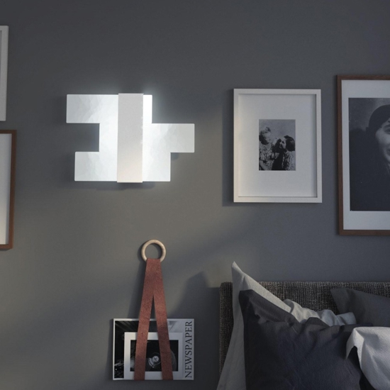 Flight toplight applique led 3000k 4000k grigio silver