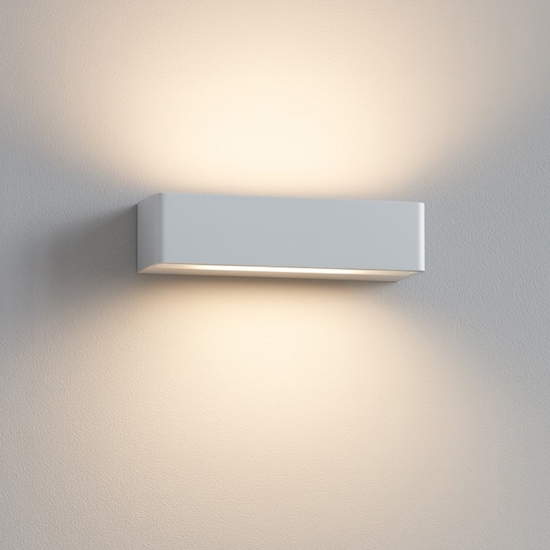 Linea light metal applique led 11w 3000k bianca moderna