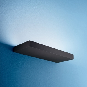 Linea light regolo applique moderna led 24w 3000k marrone