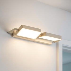 Toplight applique sabbia 2 luci orientabili led 38w 3000k 4000k