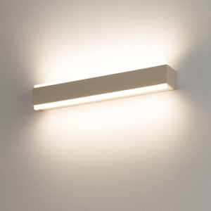 Top light bios dm applique led 18w sabbia rettangolare