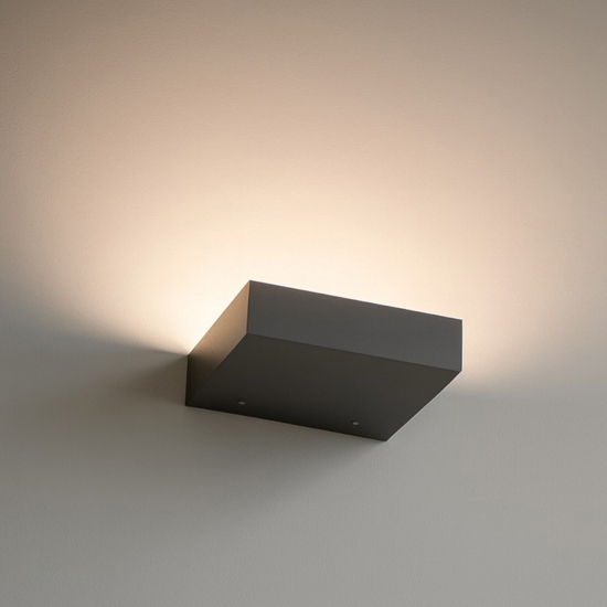 Applique led 3000k grigia regolo linea light