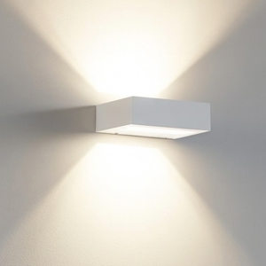 Applique led 3000k bianca biemissione linea light regolo