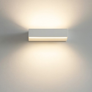 Regolo linea light applique led 26w 3000k da parete bianca 23cm