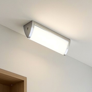 Gita eglo plafoniera da bagno bianco led 4000k ip44