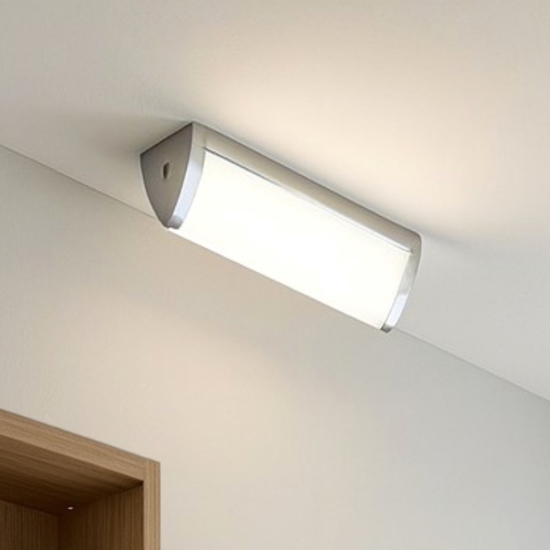 Gita eglo plafoniera da bagno bianco led 4000k ip44