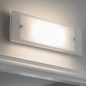 Applique da parete vetro bianco lucido top light brick