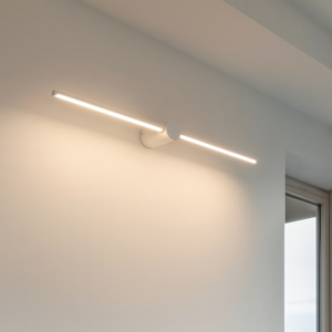 Filo ap d075 ideal lux applique led 12,5w 3000k minimalista bianca