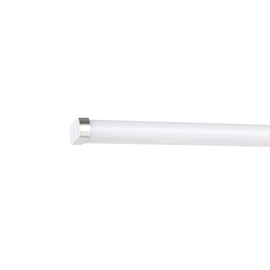 Vinchio eglo applique da specchio per bagno con fissaggio su cornice led 3000k ip44