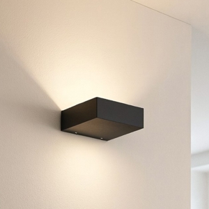 Applique revolo v2 nero led 14w 3000k mono emissione