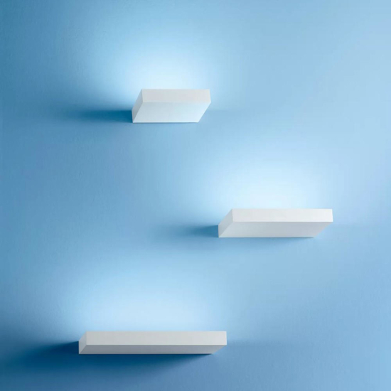 Applique regolo v2 bianco led 19w 3000k mono emissione linea light