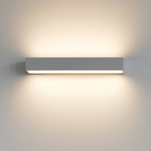 Applique toplight grigia led 18w 3000k 4000k rettangolare