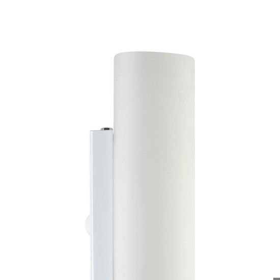 Zola eglo applique da parete moderna in vetro bianco opaco
