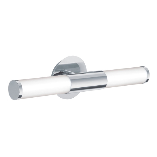 Palmera applique da bagno cilindrico in vetro opaco per specchio ip44