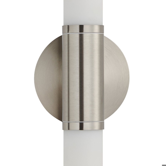 Palmera eglo applique da bagno moderno in verto bianco 2 luci ip44
