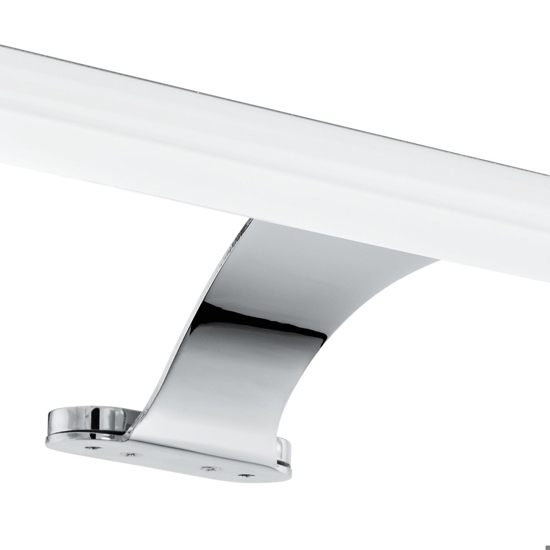 Vinchio eglo applique da bagno moderno per specchio led 3000k ip44