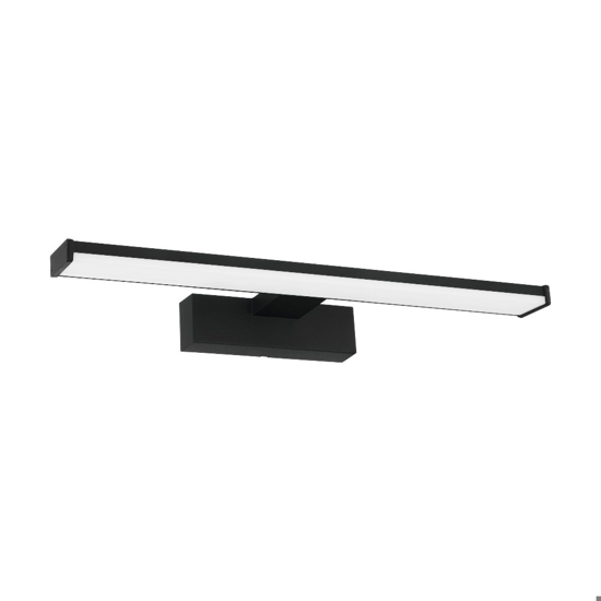 Pandella 1 eglo applique da bagno nero per specchio moderno led 4000k ip44