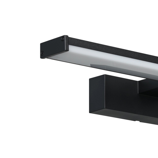 Pandella 1 eglo applique da bagno nero per specchio moderno led 4000k ip44
