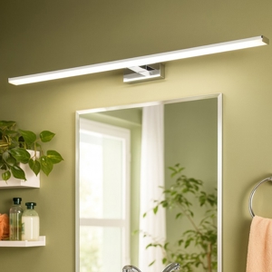 Pandella eglo applique da bagno cromo per specchio led 4000k ip44