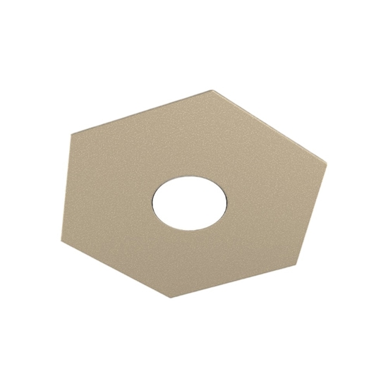 Hexagon top light plafoniera sabbia esagonale da cucina moderna