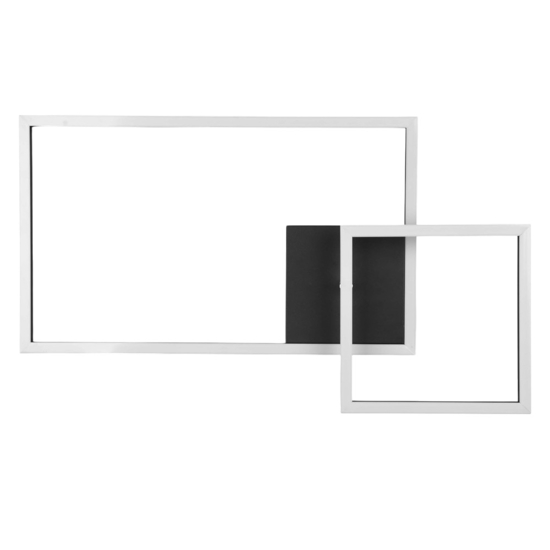 Plafoniera per cucina orientabile led 3000k rettangolare