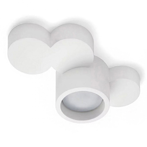 Plafoniera da cucina moderna bianca chio sforzin