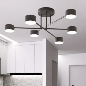 Plafoniera nera per cucina design originale fp
