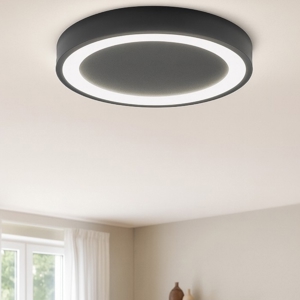 Plafoniera da cucina rotonda led 30w 3000k 45cm minimal