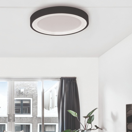 Plafoniera da cucina rotonda led 30w 3000k 45cm minimal