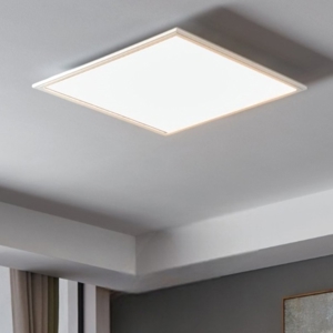 Salobrena plafoniera quadrata led da 2700k a 6500k dimmerabile rgb smart eglo controllo remoto app
