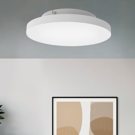 Turcona eglo plafoniera led 15w smart rgb dimmerabile 2700k-6500k controllo remoto app