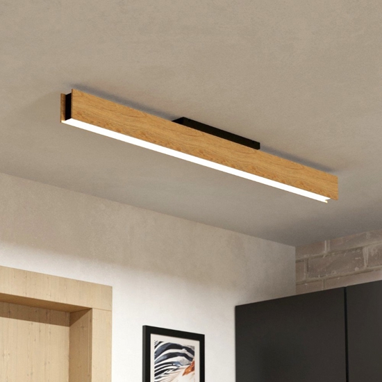 Anchorena z eglo plafoniera moderna in legno led rgb da 2700k a 6500k