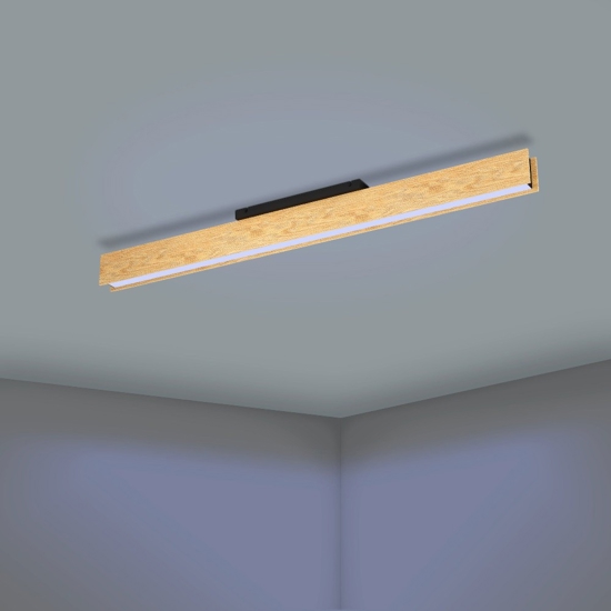 Anchorena z eglo plafoniera moderna in legno led rgb da 2700k a 6500k
